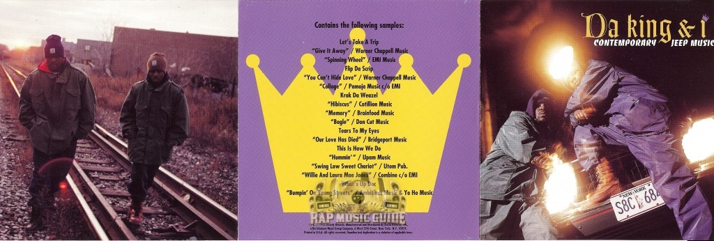 Da King & I - Contemporary Jeep Music: 1st Press. CD | Rap Music Guide